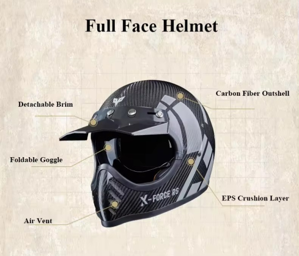 МОТОШЛЕМ DUHAN X-FORCE 1